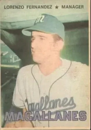 1967 Topps Venezuelan #24 - Lorenzo Fernandez - Navegantes del Magallanes