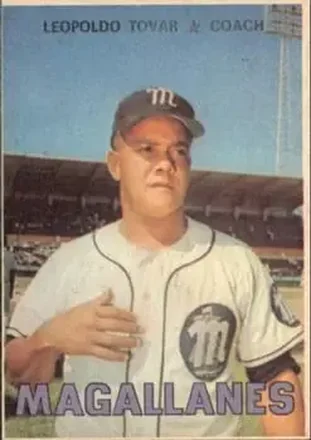 1967 Topps Venezuelan #25 - Leopoldo Tovar - Navegantes del Magallanes