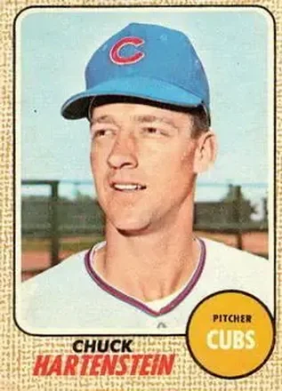 1968 O-Pee-Chee #13 - Chuck Hartenstein - Chicago Cubs