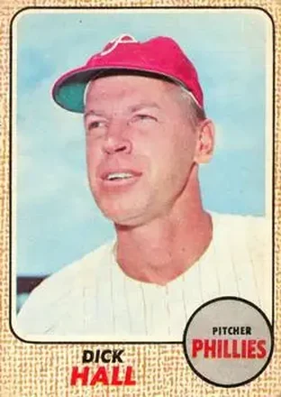 1968 O-Pee-Chee #17 - Dick Hall - Philadelphia Phillies