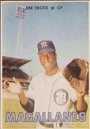 1967 Topps Venezuelan #34 - Jim Hicks - Navegantes del Magallanes