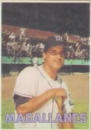 1967 Topps Venezuelan #35 - Gustavo Sposito - Navegantes del Magallanes