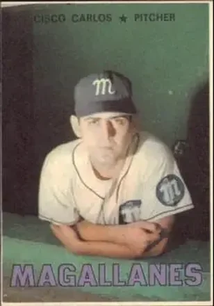 1967 Topps Venezuelan #36 - Cisco Carlos - Navegantes del Magallanes