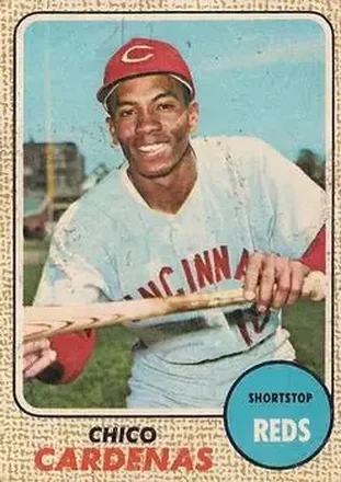 1968 O-Pee-Chee #23 - Chico Cardenas - Cincinnati Reds