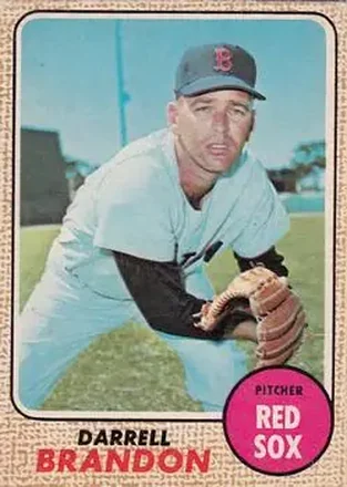 1968 O-Pee-Chee #26 - Darrell Brandon - Boston Red Sox