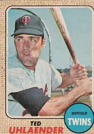 1968 O-Pee-Chee #28 - Ted Uhlaender - Minnesota Twins