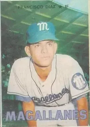 1967 Topps Venezuelan #44 - Francisco Diaz - Navegantes del Magallanes