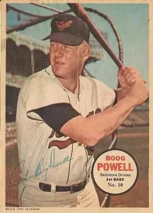 1968 O-Pee-Chee - All-Star Pin-Ups #10 - John Powell - Baltimore Orioles
