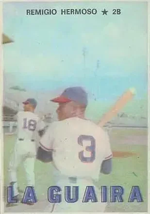1967 Topps Venezuelan #51 - Remigio Hermoso - Tiburones de la Guaira
