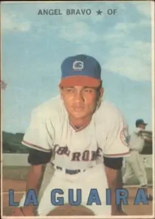 1967 Topps Venezuelan #55 - Angel Bravo - Tiburones de la Guaira