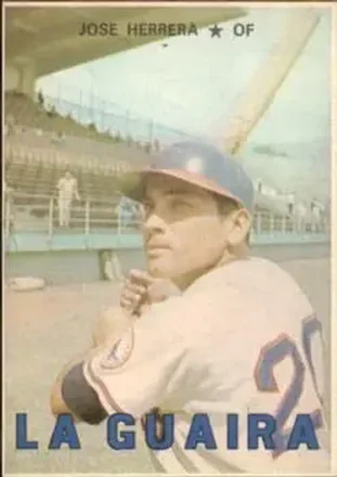 1967 Topps Venezuelan #57 - Jose Herrera - Tiburones de la Guaira