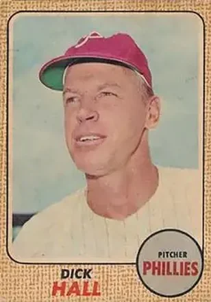 1968 Topps Venezuelan #17 - Dick Hall - Philadelphia Phillies