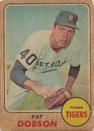 1968 Topps Venezuelan #22 - Pat Dobson - Detroit Tigers