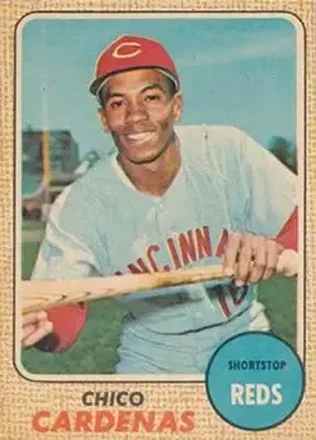 1968 Topps Venezuelan #23 - Chico Cardenas - Cincinnati Reds 1968 Topps Venezuelan #23 - Chico Cardenas - Cincinnati Reds
