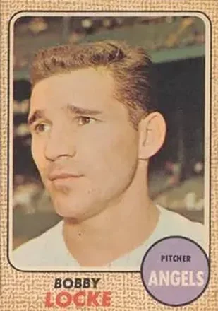 1968 Topps Venezuelan #24 - Bobby Locke - California Angels 1968 Topps Venezuelan #24 - Bobby Locke - California Angels