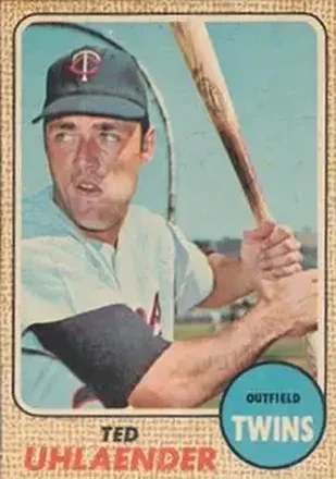 1968 Topps Venezuelan #28 - Ted Uhlaender - Minnesota Twins