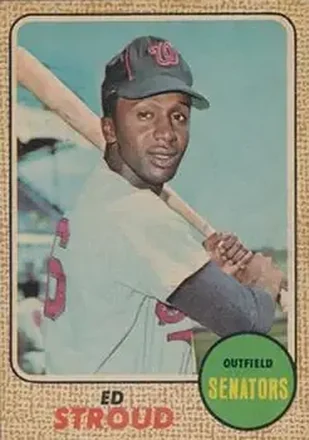 1968 Topps Venezuelan #31 - Ed Stroud - Washington Senators 1968 Topps Venezuelan #31 - Ed Stroud - Washington Senators