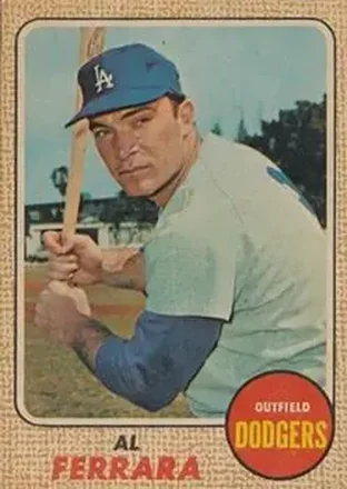 1968 Topps Venezuelan #34 - Al Ferrara - Los Angeles Dodgers