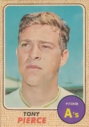 1968 Topps Venezuelan #38 - Tony Pierce - Oakland Athletics