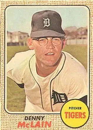 1968 Topps Venezuelan #40 - Denny McLain - Detroit Tigers