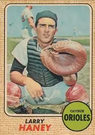 1968 Topps Venezuelan #42 - Larry Haney - Baltimore Orioles