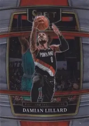 2021-22 Panini Select #3 Damian Lillard