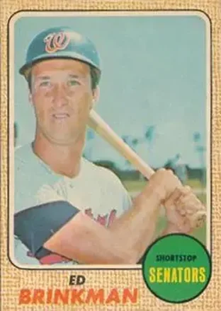 1968 Topps Venezuelan #49 - Ed Brinkman - Washington Senators 1968 Topps Venezuelan #49 - Ed Brinkman - Washington Senators