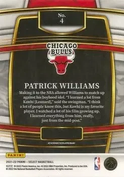 Back of Patrick Williams