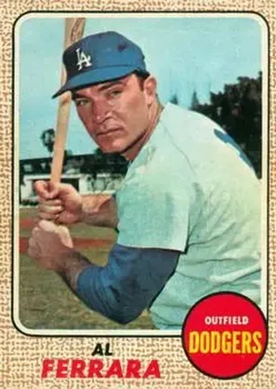 1968 O-Pee-Chee #34 - Al Ferrara - Los Angeles Dodgers