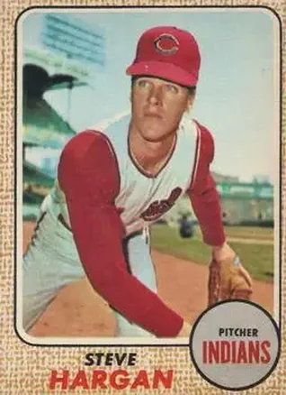 1968 O-Pee-Chee #35 - Steve Hargan - Cleveland Indians