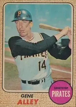 1968 Topps Venezuelan #53 - Gene Alley - Pittsburgh Pirates