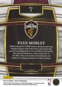 Back of Evan Mobley