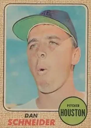 1968 Topps Venezuelan #57 - Dan Schneider - Houston Astros