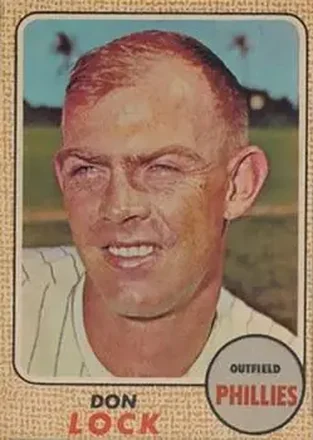 1968 Topps Venezuelan #59 - Don Lock - Philadelphia Phillies