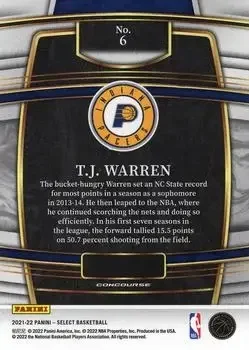 Back of T.J. Warren