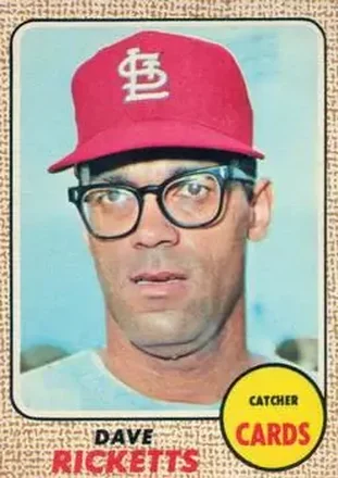 1968 O-Pee-Chee #46 - Dave Ricketts - St. Louis Cardinals