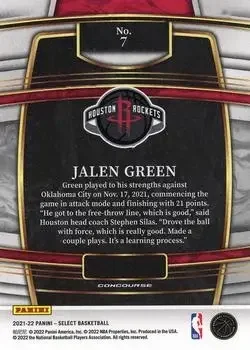 Back of Jalen Green