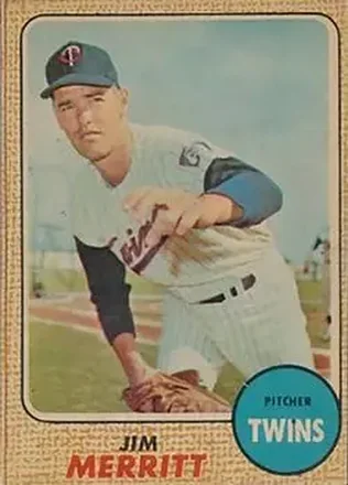 1968 Topps Venezuelan #64 - Jim Merritt - Minnesota Twins