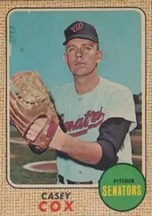 1968 Topps Venezuelan #66 - Casey Cox - Washington Senators 1968 Topps Venezuelan #66 - Casey Cox - Washington Senators
