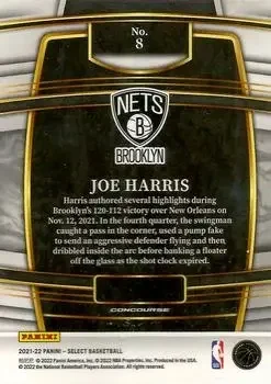 Back of Joe Harris