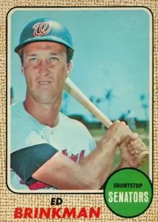 1968 O-Pee-Chee #49 - Ed Brinkman - Washington Senators