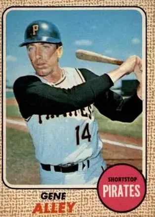 1968 O-Pee-Chee #53 - Gene Alley - Pittsburgh Pirates
