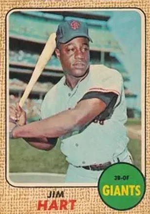 1968 Topps Venezuelan #73 - Jim Hart - San Francisco Giants