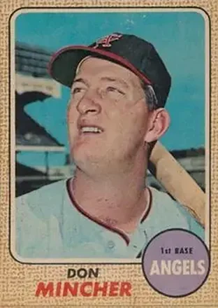 1968 Topps Venezuelan #75 - Don Mincher - California Angels 1968 Topps Venezuelan #75 - Don Mincher - California Angels
