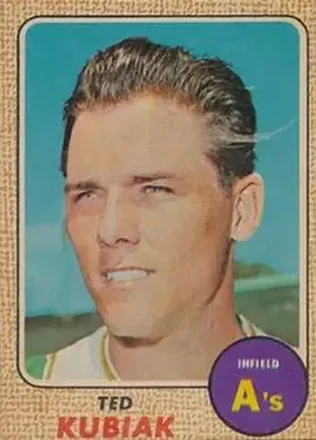 1968 Topps Venezuelan #79 - Ted Kubiak - Oakland Athletics