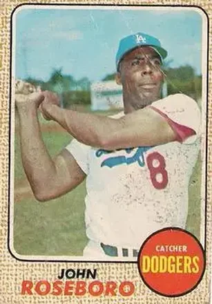 1968 O-Pee-Chee #65 - John Roseboro - Los Angeles Dodgers