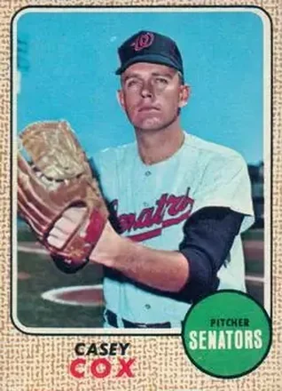 1968 O-Pee-Chee #66 - Casey Cox - Washington Senators