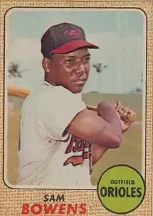 1968 Topps Venezuelan #82 - Sam Bowens - Baltimore Orioles