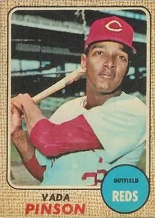 1968 Topps Venezuelan #90 - Vada Pinson - Cincinnati Reds 1968 Topps Venezuelan #90 - Vada Pinson - Cincinnati Reds