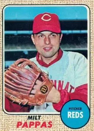 1968 O-Pee-Chee #74 - Milt Pappas - Cincinnati Reds